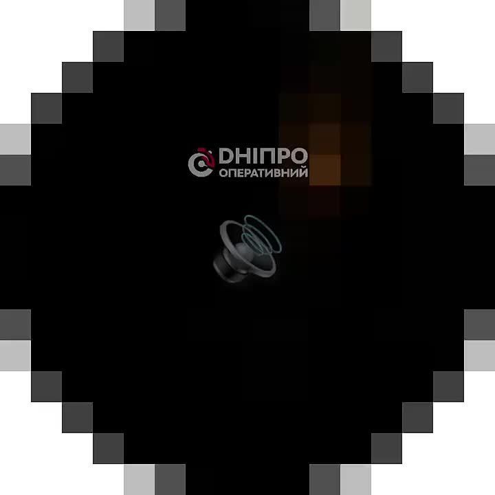 Еще кадры прилета в Днепропетровске