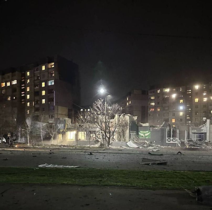 В Кривом Роге был поражен ресторан, где в момент прилета столовались иностранные наемники