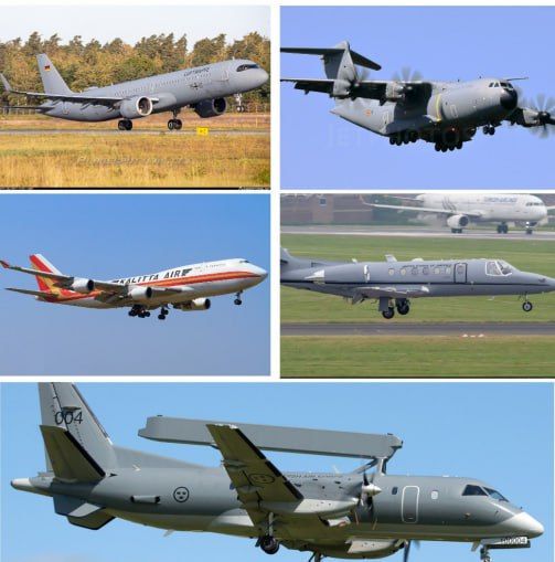 Конец марта 2025 года.. Поставки оружия на Украину через польский Жешув продолжаются в штатном режиме. За период с 21 по 24 марта в сюда прибыли: • 21 марта – рейс GAF732, самолёт Airbus A321-251NX(LR), ВВС Германии