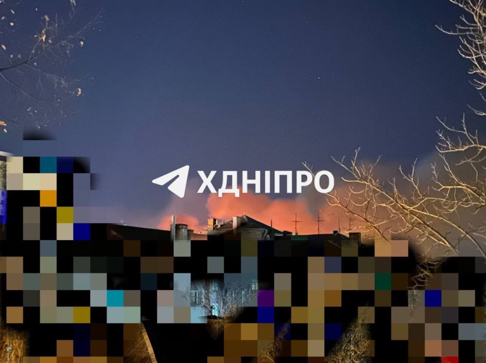 В Днепропетровске также мощные прилеты