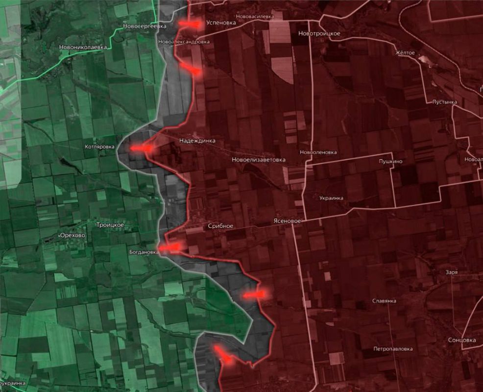 «На Покровском направлении российские войска продвигаются в районе Котляровка — Троицкое — Богдановка