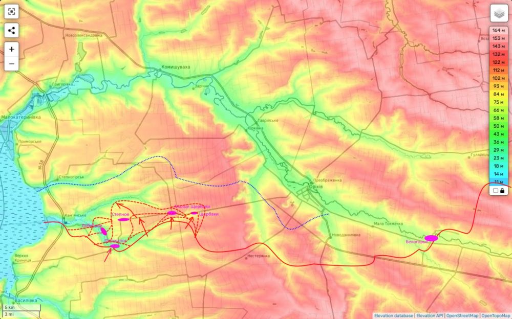 Юрий Подоляка: Запорожское направление на 01.04.25: бои за Каменское