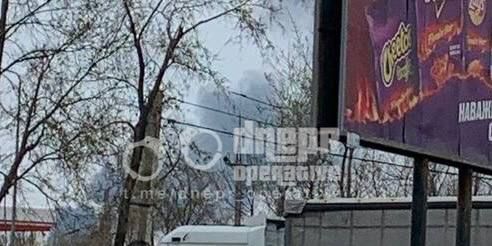 Как сообщает Сергей Лысак в Кривом Роге было попадание в промышленный объект