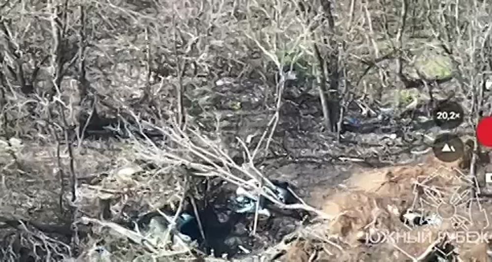 Пункт управления БПЛА ВСУ в выявлен и уничтожен нашими воинами 39 ОМСБР 68 АК армии России