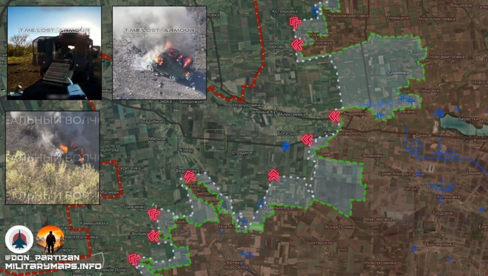 Южно-Донецкое направление: давление на Богатырь