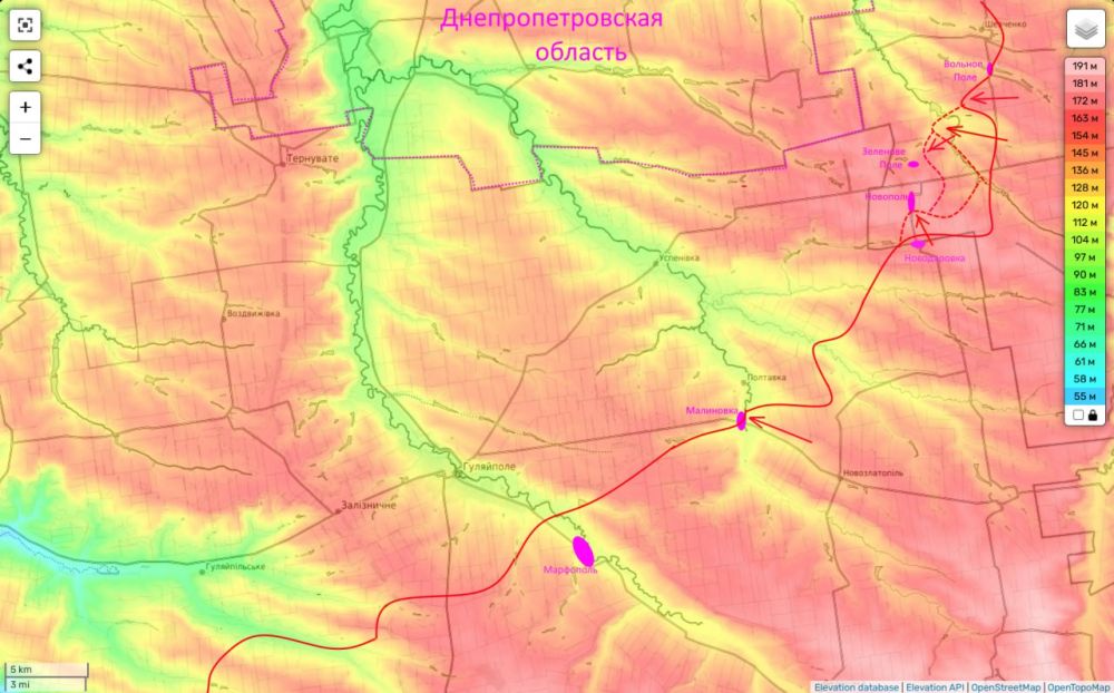 Юрий Подоляка: Гуляйпольское направление на 07.05.25: движение на Зелёное Поле