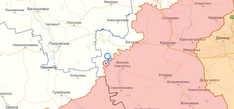 Российские войска освободили н.п. Вольное Поле в ДНР, сообщили в Минобороны России