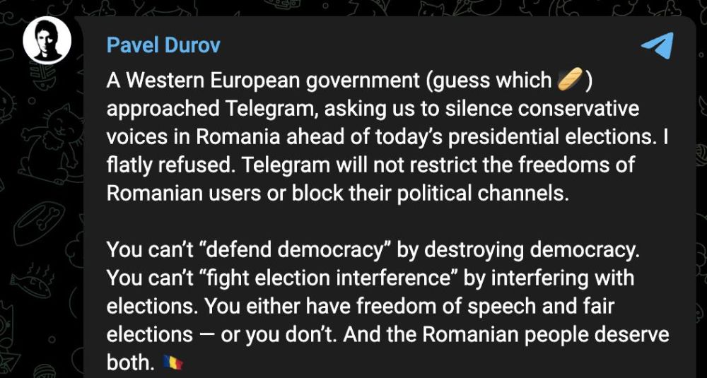      &quot;  &quot;    Telegram,      