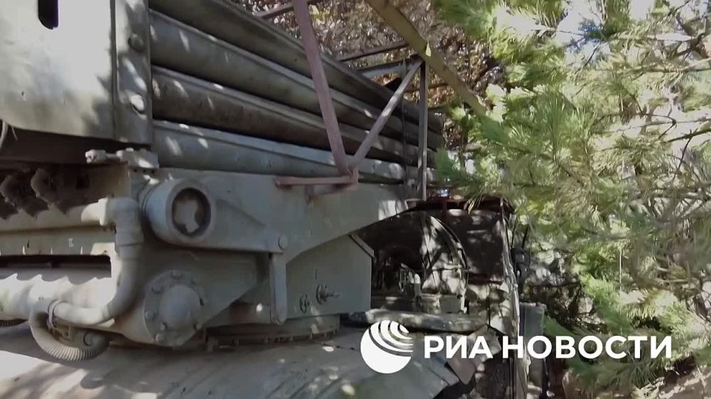 Минобороны показало, как "Град" 80-й отдельной (арктической) мотострелковой бригады "Днепра" уничтожил два украинских расчета и пункт управления БПЛА в Херсонской области