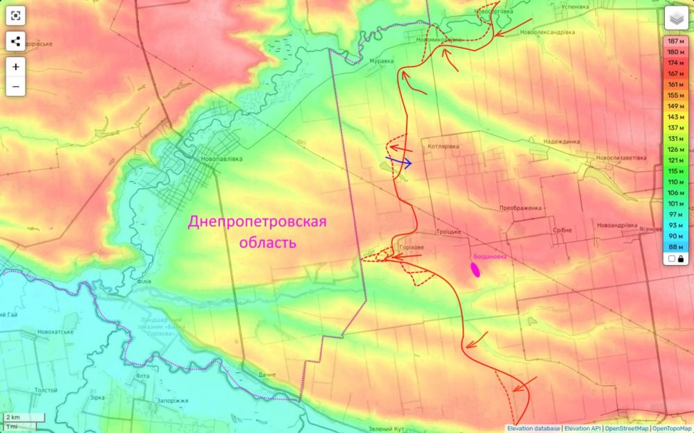 Юрий Подоляка: Новопавловское направление на 24.05.25: полоса ответственности группировки «Центр» - обстановка