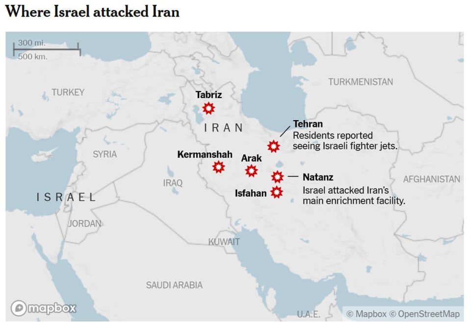 Нетаньяху заявил, что Израиль нанес удары по «главному иранскому обогащающему предприятию» в Натанзе Нетаньяху заявил, что Израиль нанес удары по «главному иранскому обогащающему предприятию» в Натанзе
