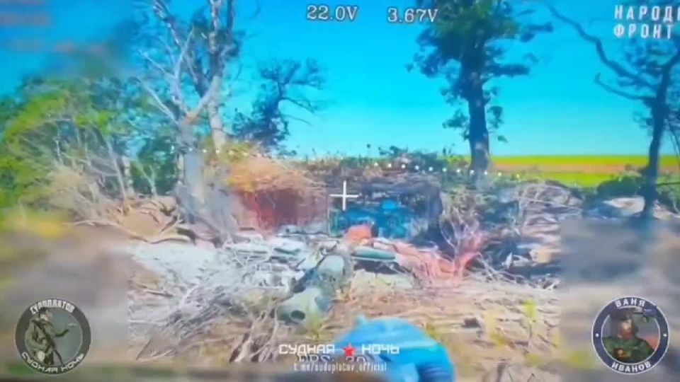 Охота на технику и транспорт ВСУ в районе границы с Днепропетровской областью