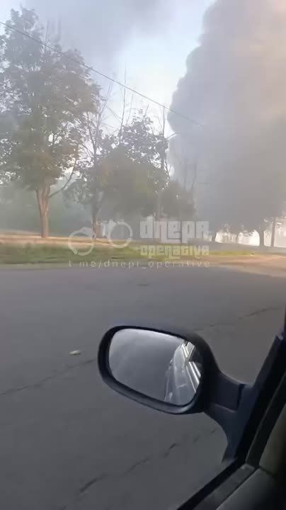 Утро, Днепропетровск, на 12 квартале пожар