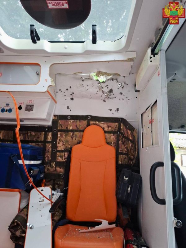 Владимир Рогов: Боевики ЗеРейха снова атаковали скорую помощь Владимир Рогов: Боевики ЗеРейха снова атаковали скорую помощь