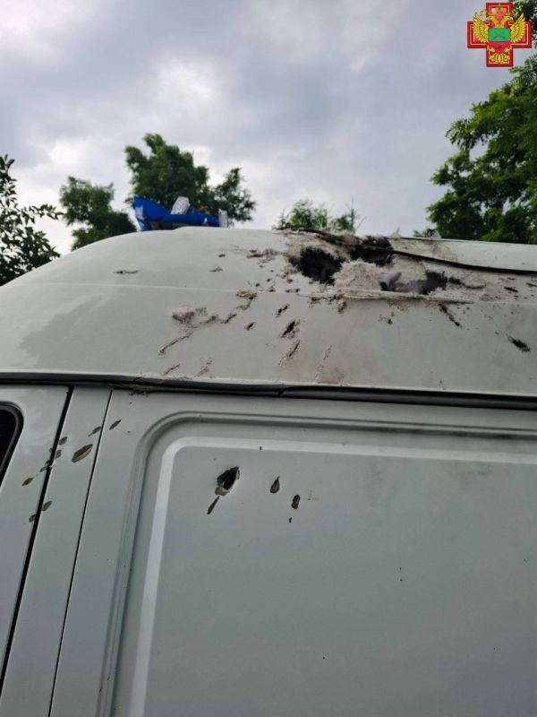 Владимир Рогов: Боевики ЗеРейха снова атаковали скорую помощь Владимир Рогов: Боевики ЗеРейха снова атаковали скорую помощь