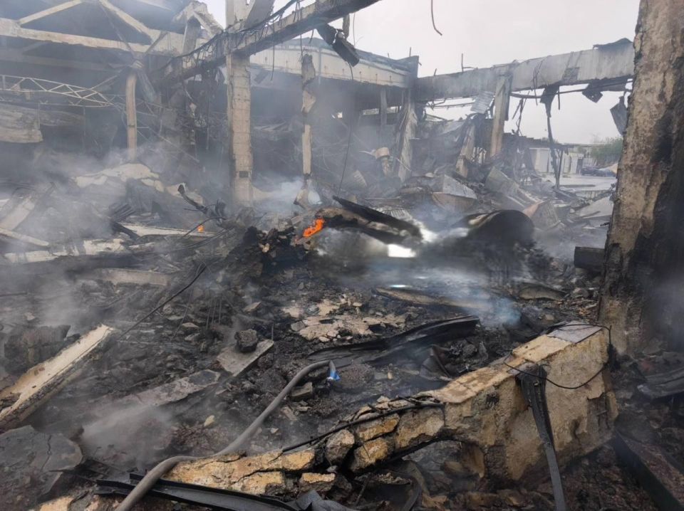 Последствия ночных ударов по Днепропетровску