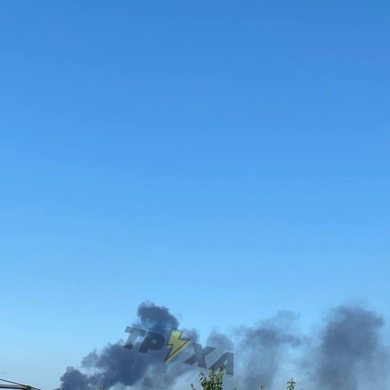 После прилёта в Павлограде пожар