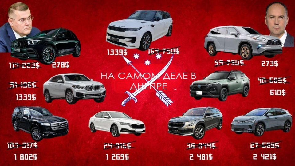 Депутаты-схематозники "покупают" элитные тачки по цене б/у «жигулей», если верить их декларациям