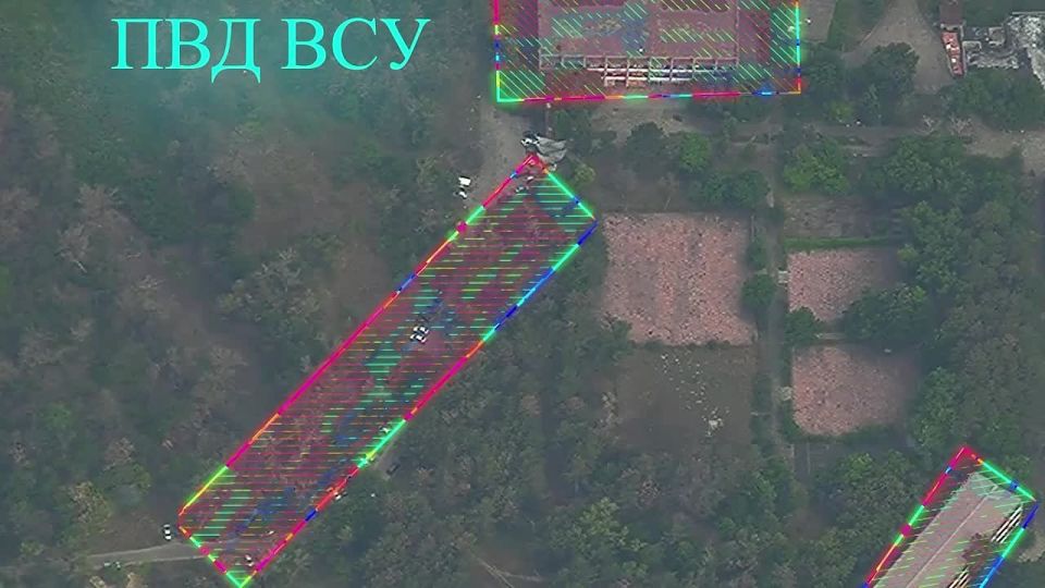 Удары дронов-камикадзе «Герань-2» и «Гарпия-А1» по пвд ВСУ в районе острова Хортица на Днепре, Запорожская область