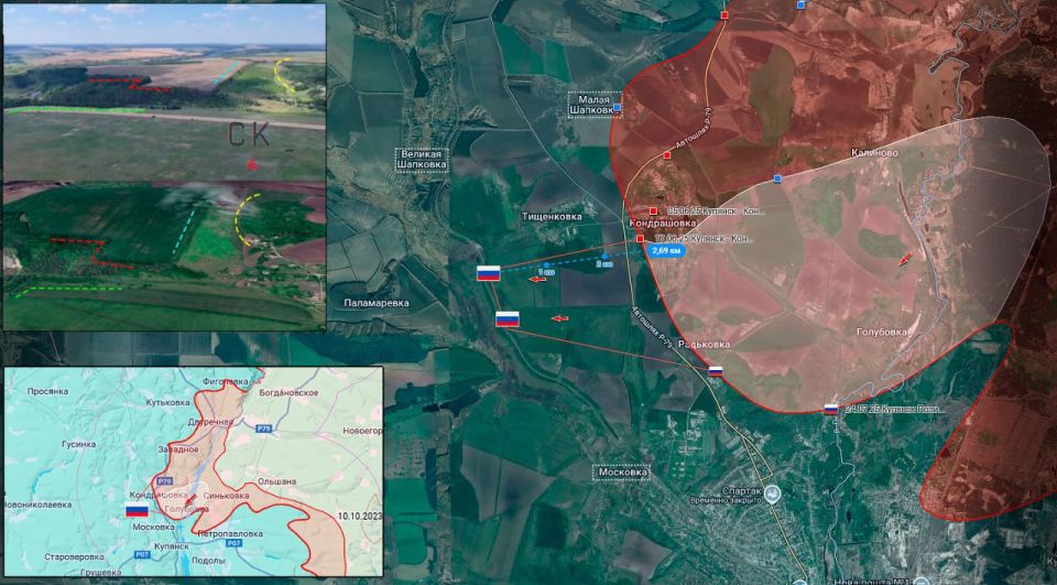 Юрий Баранчик: Украинский агрегатор информации на карте боевых действий «DeepState» сообщает, что российская армия продолжает окружение Купянска с северо-запада и дошла уже до Соболевки Юрий Баранчик: Украинский агрегатор информации на карте боевых действий «DeepState» сообщает, что российская армия продолжает окружение Купянска с северо-запада и дошла уже до Соболевки