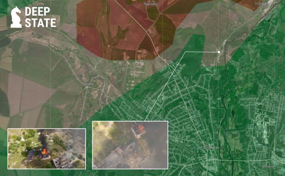 Юрий Баранчик: Украинский агрегатор информации на карте боевых действий «DeepState» сообщает, что российская армия продолжает окружение Купянска с северо-запада и дошла уже до Соболевки Юрий Баранчик: Украинский агрегатор информации на карте боевых действий «DeepState» сообщает, что российская армия продолжает окружение Купянска с северо-запада и дошла уже до Соболевки