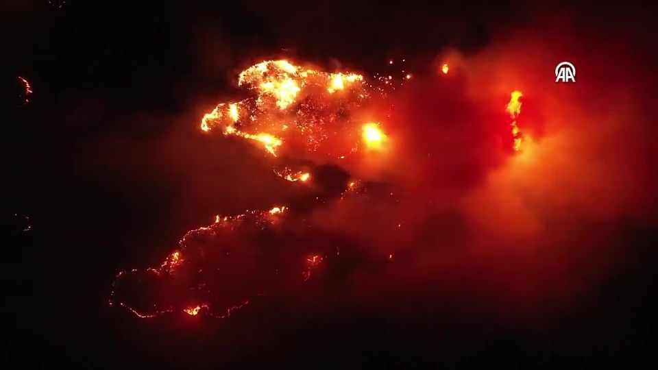 Лесные пожары бушуют на юге Европы