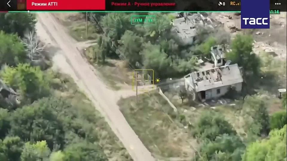 Кадры освобождения н.п. Вороное в Днепропетровской области!