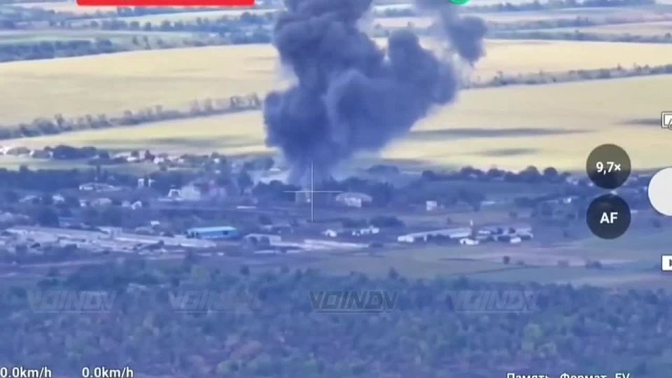 Авиацдар по ВСУ в Березовом Днепропетровской области