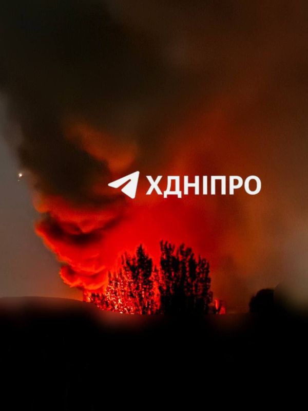 Ночью дронами-камикадзе «Герань» был нанесён удар по объектам в Днепропетровске