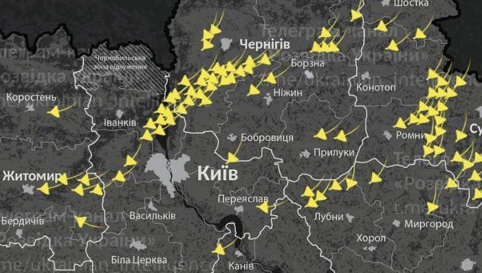 140 дальнобойных дронов находятся сейчас в небе над 404