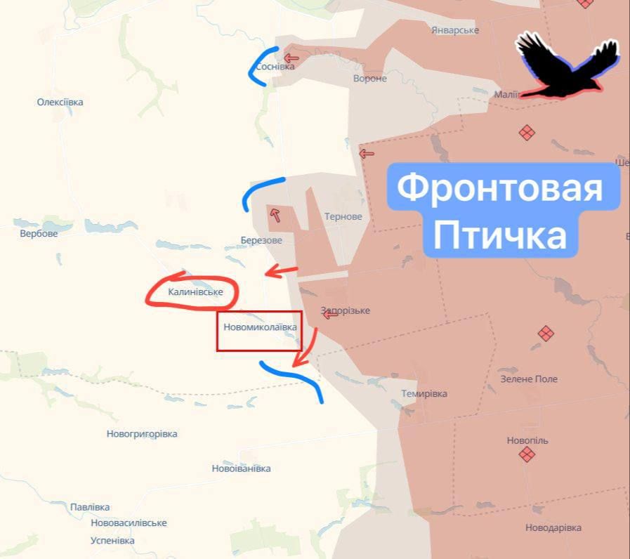 Днепропетровская область. Район н.п. Новониколаевка и Калиновское