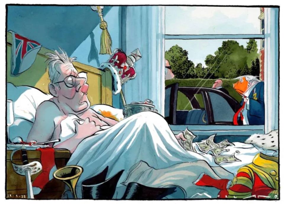 По визиту Трампа в Лондон. Лондон на сегодня это столица глобалистов