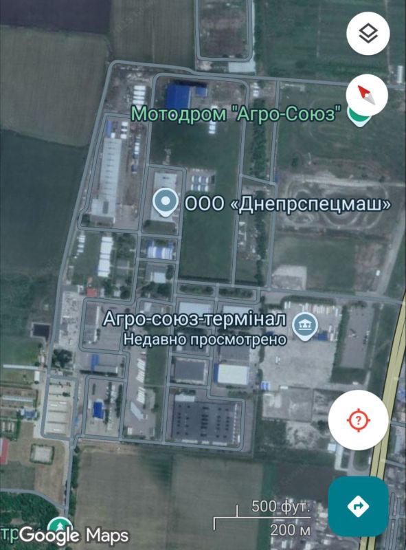 Так же ночью был нанесен удар по логистическому хабу «Агро-Союз-терминал» в Днепропетровске