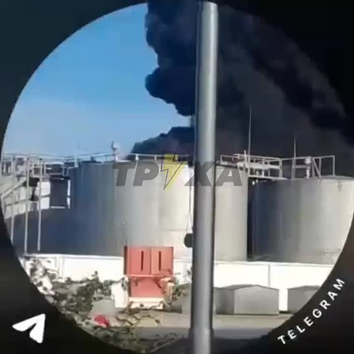 В Бахмаче Черниговской области "Герани" ударили по нефтебазе