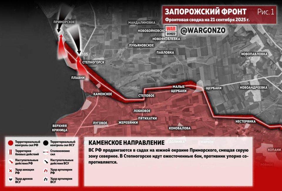 WarGonzo: Фронтовая сводка на утро 22.09.25