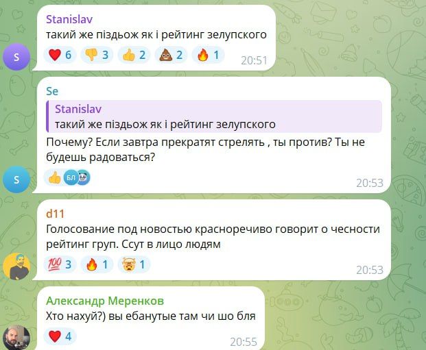 По опросам хунты. Оказывается "перемога" важнее собственного здоровья и семьи По опросам хунты. Оказывается "перемога" важнее собственного здоровья и семьи