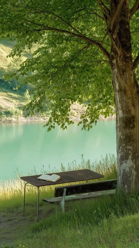 Какая осень тёплая стоит - Как будто это нам в награду! И словно Бог нам говорит: "Живите с миром, Всё вам радо!"