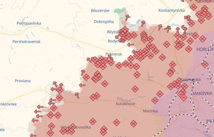 Два майора: Каналы противника: Армия России начала активные наступательные действия в сторону Днепропетровской области почти по всей линии фронта на этом направлении, сообщает ВСУшник с позывным «Алекс»