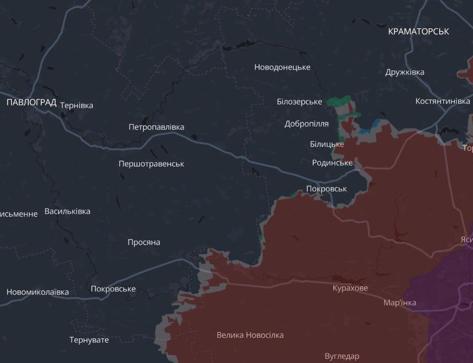 Армия России начала активные наступательные действия почти по всей линии фронта на Днепропетровском направлении