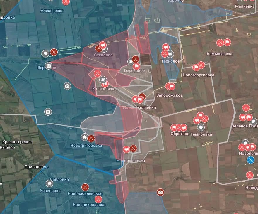 Российский прорыв на Вербовое в Днепропетровской области уже 7 км в глубину и продолжает расширяться каждый день