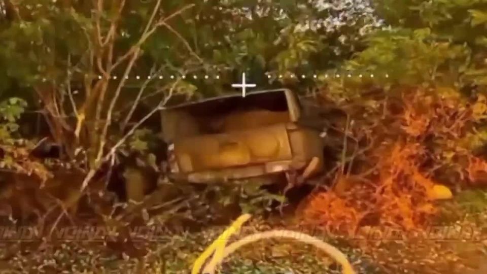 Спецназ уничтожает автотранспорт ВСУ и гаубицу в Днепропетровской области