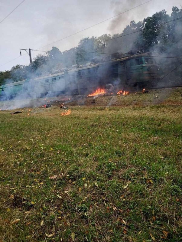 Удары по тяговому парку и железнодорожным узлам на Украине продолжаются Удары по тяговому парку и железнодорожным узлам на Украине продолжаются