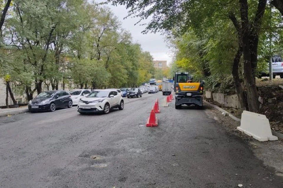 Во Владивостоке началась реконструкция ливневой канализации на улице Днепровской