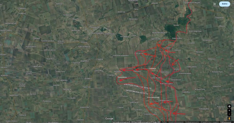 Юрий Подоляка: Покровское направление (Днепропетровщины): Привольное — Вишневое