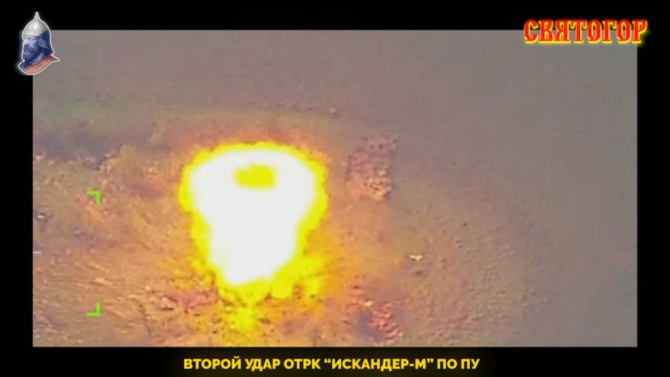 Архивные кадры ударов двух баллистических ракет ОТРК "Искандер-М" по РЛС и ПУ из состава ЗРК MIM-104 Patriot ВСУ возле Павлограда Днепропетровской области Архивные кадры ударов двух баллистических ракет ОТРК "Искандер-М" по РЛС и ПУ из состава ЗРК MIM-104 Patriot ВСУ возле Павлограда Днепропетровской области