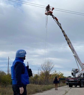 На ЗАЭС начался ремонт поврежденной линии "Днепровская" — внешнем источнике электроснабжения станции