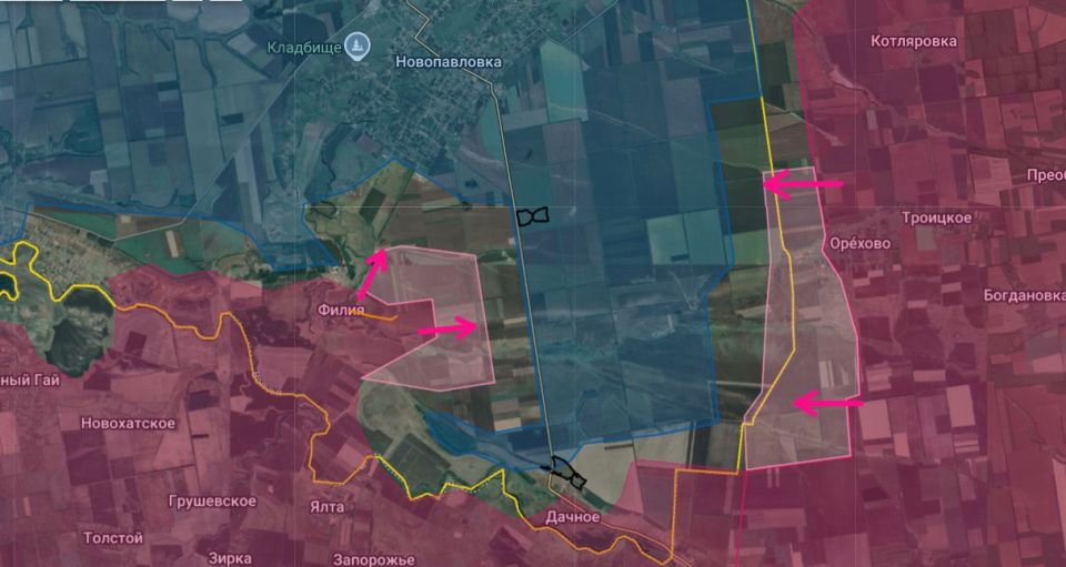 Продвижение Русской армии на юге Покровска, а также в Днепропетровской области Продвижение Русской армии на юге Покровска, а также в Днепропетровской области