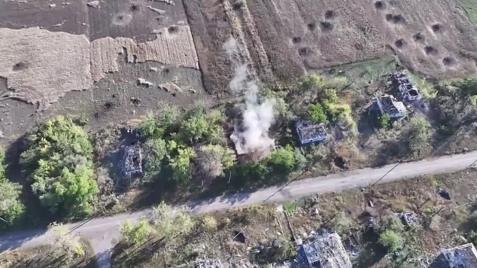 Александр Коц: Кадры освобождения Ленино. Населённый пункт граничит с Днепропетровской областью и находится на возвышенности