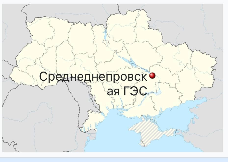 Марат Баширов: Поражена Среднеднепровская ГЭС Марат Баширов: Поражена Среднеднепровская ГЭС