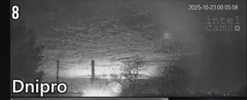 Заявляются как кадры с моментами сегодняшних прилётов по Каменскому (Днепродзержинск) в Днепропетровской области